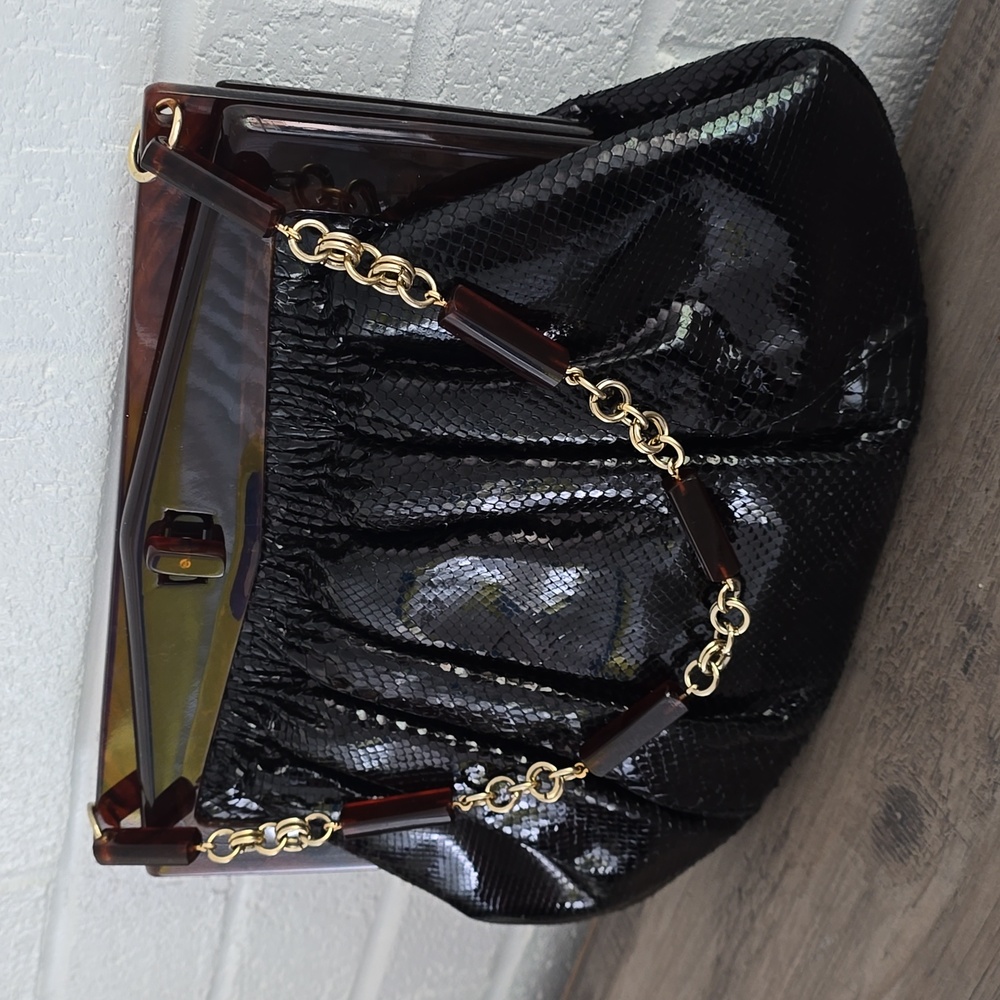 Colombetti Milano Vintage Snake Skin Purse Retro - Picture 4 of 13